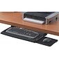 Fellowes Office Suites Deluxe Adjustable Keyboard Drawer, Black (8031207)