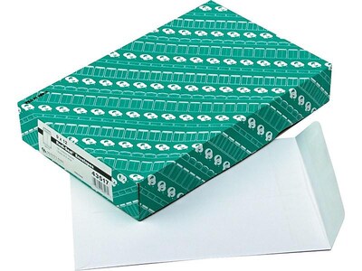 Quality Park Redi-Seal Catalog Envelopes, 9" x 12", White, 100/Box (QUA43517)