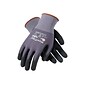 MaxiFlex 34-874 Nitrile Coated Nylon/Elastane Gloves, Small, 15 Gauge, A1 Cut Level, Dark Gray, 12 Pairs (34-874/S)