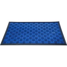 Floortex Doortex  Ribmat Heavy Duty Indoor/Outdoor Entrance Mat 36x60 Blue(FR490150FPRBL)