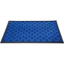 Floortex Doortex  Ribmat Heavy Duty Indoor/Outdoor Entrance Mat 48x72 Blue(FR412180FPRBL)