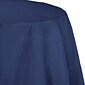 Creative Converting Festive 82" Navy Blue Octy Round Tablecloths, 3 Count (DTC923278TC)