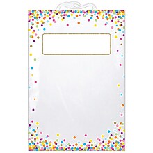 Ashley Productions Hanging Confetti Pattern Storage/Book Bag, 11 x 16, Multicolored, 25/Pack (ASH1
