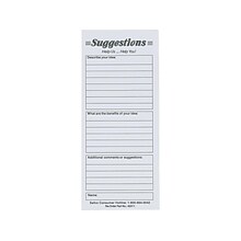 Safco Suggestion Box Cards, White (4231)