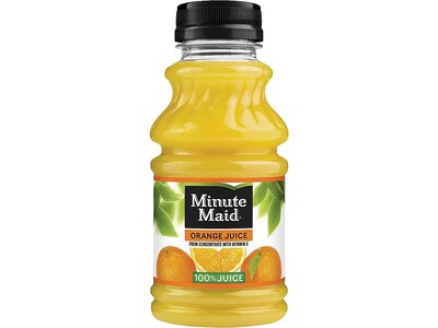 Minute Maid Orange Juice, No Sugar Added, 10 oz., 24/Carton (00025000056857)