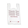 Avery Monarch 22H x 11.5W x 6.5D Plastic Shopping Bags, White, 250/Box (925128)