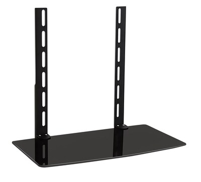 Mount-It! TV Wall Mount Bracket for Cable Box, DVD Player, Stereo Components Shelf (1 Shelf) (MI-840