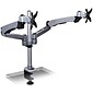 Mount-It! Modular Spring Arm Adjustable Monitor Arm, Up to 27" Monitors, Silver (MI-45116S)