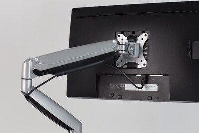 Mount it Display Stands Adjustable Monitor Arm, Up to 32", Silver (MI-1771)