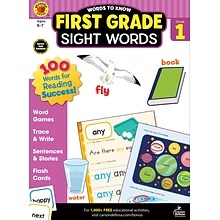 Words to Know Sight Words by Brighter Child, Grade 1, Paperback (705235)
