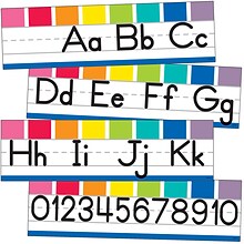 Schoolgirl Style Hello Sunshine Alphabet Line: Manuscript Mini Bulletin Board Set (110419)