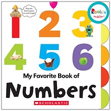 Scholastic Rookie Toddler Board Book, My Favorite Book of Numbers, Set of 3 (SC-662877BN)