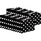 Barker Creek Black & White Dots Letter-Size File Folders, 24/Set (BC3945)