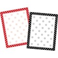 Barker Creek Dots Computer Paper (2 designs) — 100 Sheets/Set (BC3556)