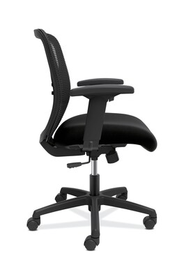 HON Gateway Fabric/Mesh Mid-Back Task Chair, Black (HONGTWAYE)