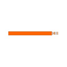 Tyvek Crowd Control Wristbands, Orange, 500/Carton (WR101OR)