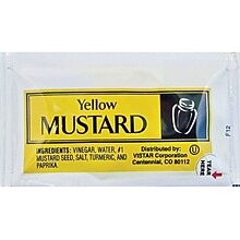 Vistar Mustard 0.16 Oz. 200/Carton (PPIVENL065)