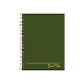 Ampad Gold Fibre Subject Notebooks, 7.25 x 9.5, Cornell, 84 Sheets, Green (20-816)