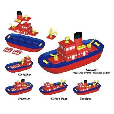 Popular Playthings Magnetic Build-A-Boat (PPY60201)