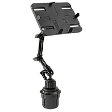 Mount-It! Tablet Car Cup Holder Mount for iPad 2/3/iPad Air/iPad Air 2 and 7 to 11 Tablets, Black