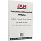 JAM Paper 8.5" x 14" Parchment Paper, 24 lbs., 100 Brightness, 100 Sheets/Pack (17132141)