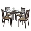 CorLiving Atwood 5pc Dining Set with Microfiber Seats (DRG-895-Z3)