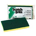 Scotch-Brite™ Medium Duty Scrub Sponge, Green/Yellow (74)