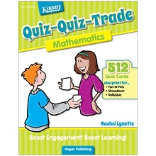 Quiz-Quiz-Trade Mathematics, Grades 2-4 by Rachel Lynette, Paperback (9781933445618)