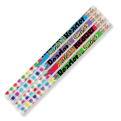 Musgrave Super Reader Motivational Pencils, Pack of 144 (MUS2339G)