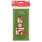 JAM Paper® Christmas Holiday Money Card Set, Seasons Greetings Gifts, 6/pack (95231613)