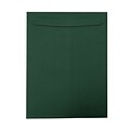 JAM Paper 10 x 13 Open End Catalog Envelopes, Dark Green, 25/Pack (31287538)