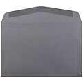 JAM Paper® 6 x 9 Booklet Envelopes, Dark Grey, 25/Pack (263917206)
