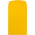 JAM Paper Open End Catalog Envelope, 6 x 9, Yellow, 100/Pack (212815443F)