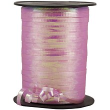JAM Paper Curling Ribbon, 250 yds., Metallic Pink (1072806)