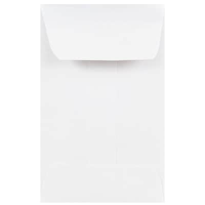 JAM Paper #1 Coin Business Envelopes, 2.25 x 3.5, White, 50/Pack (122326658i)