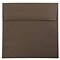 JAM Paper 6.5 x 6.5 Square Invitation Envelopes, Chocolate Brown Recycled, 25/Pack (227912746)