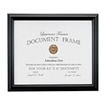 Lawrence Frames 8.5 x 11 Wood Certificate Frame, Black (185081)