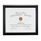 Lawrence Frames 8.5" x 11" Wood Certificate Frame, Black (185081)