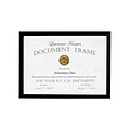 Lawrence Frames 8.5 x 11 Black Wood Certificate Frame (755581)