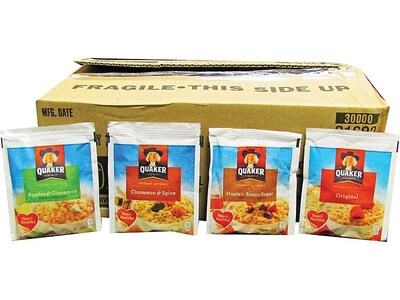 Quaker Variety Oatmeal, 1.51 oz., 64/Carton (QUA31682)