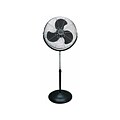 Optimus 45.5 3 Speed Floor Fan, Black (93578919M)