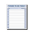 TOPS Things To Do Today Memo Pad, 8.5 x 11, White, 100 Sheets/Pad (TOP 2170)
