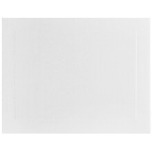 JAM Paper® Blank Flat Note Cards, A2 Size, 4 1/4 x 5.5, White Panel, 25/Pack (175976A)