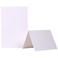 JAM Paper® Fold over Cards, A2 size, 4 3/8 x 5 7/16, White Panel, 25/pack (309915f)