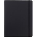 JAM Paper® Premium Soft Touch Journal, Large, 7 x 9, Black, Sold Individually (325Sl7x9bl)