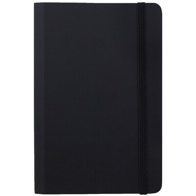JAM Paper® Premium Soft Touch Journal, Travel Size, 4 x 6, Black, Sold Individually (325Sl4x6bl)