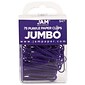 JAM Paper Colored Office Desk Supplies Bundle, Purple, Jumbo Paper Clips & Medium Binder Clips, 1 Pack of Each (4218339PU)