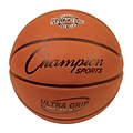 Champion Sports Ultra Grip Rubber Basketball with Bladder, Official Size 7 (CHSBX7)