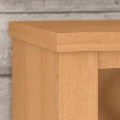 Bush Furniture Somerset 65.21"H 5-Shelf Bookcase with Adjustable Shelves, Maple Cross Laminate (WC81465)