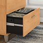 Bush Furniture Somerset 2-Drawer Lateral File Cabinet, Letter/Legal Size, 29.11"H x 29.57"W x 21.65"D, Maple Cross (WC81480)